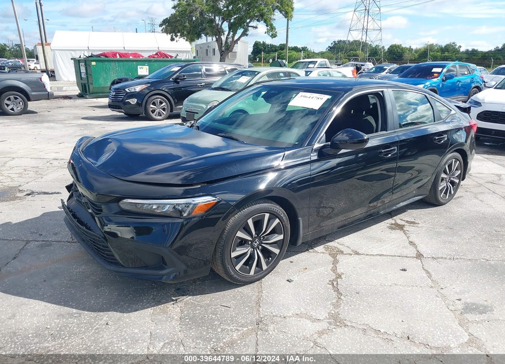 2022 HONDA CIVIC EX VIN: JHMFE1F75NX008002