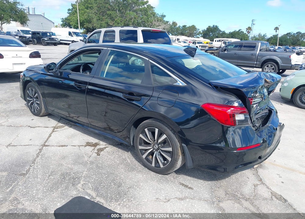 2022 HONDA CIVIC EX VIN: JHMFE1F75NX008002