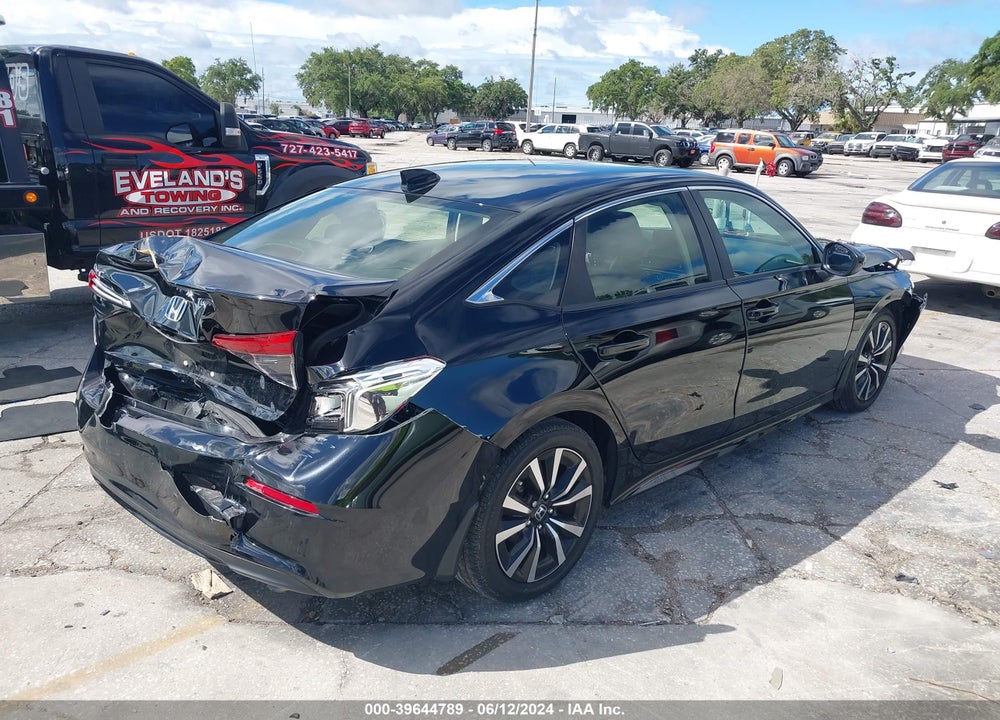 2022 HONDA CIVIC EX VIN: JHMFE1F75NX008002
