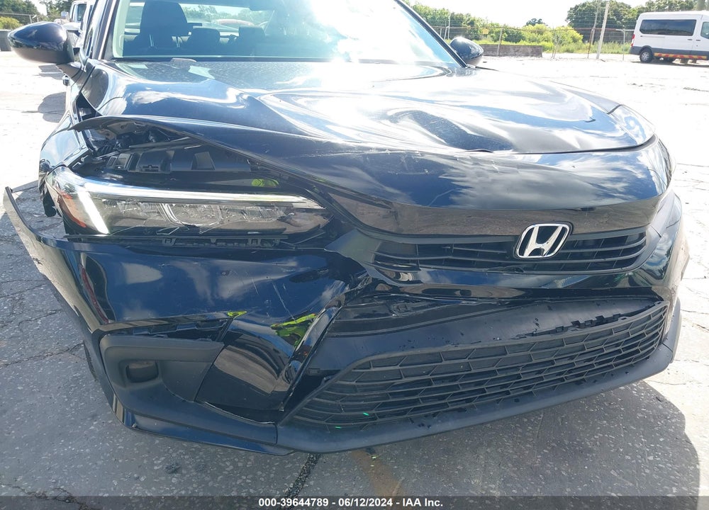 2022 HONDA CIVIC EX VIN: JHMFE1F75NX008002