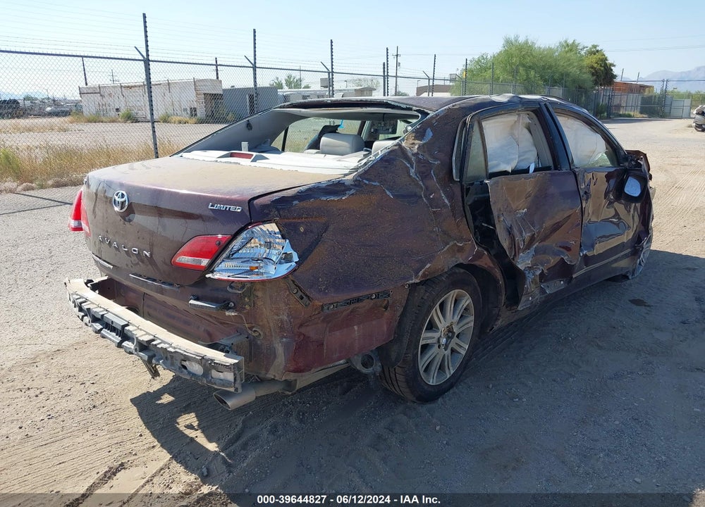 2006 TOYOTA AVALON VIN: 4T1BK36B76U128794