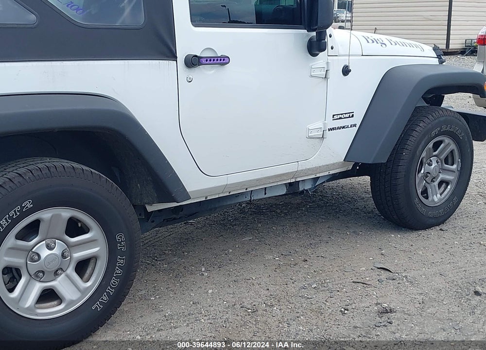 2017 JEEP WRANGLER SPORT 4X4 VIN: 1C4AJWAG2HL618317