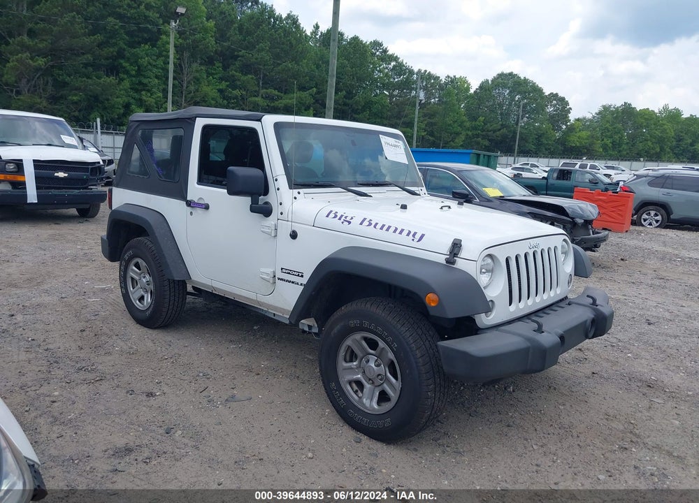 2017 JEEP WRANGLER SPORT 4X4 VIN: 1C4AJWAG2HL618317