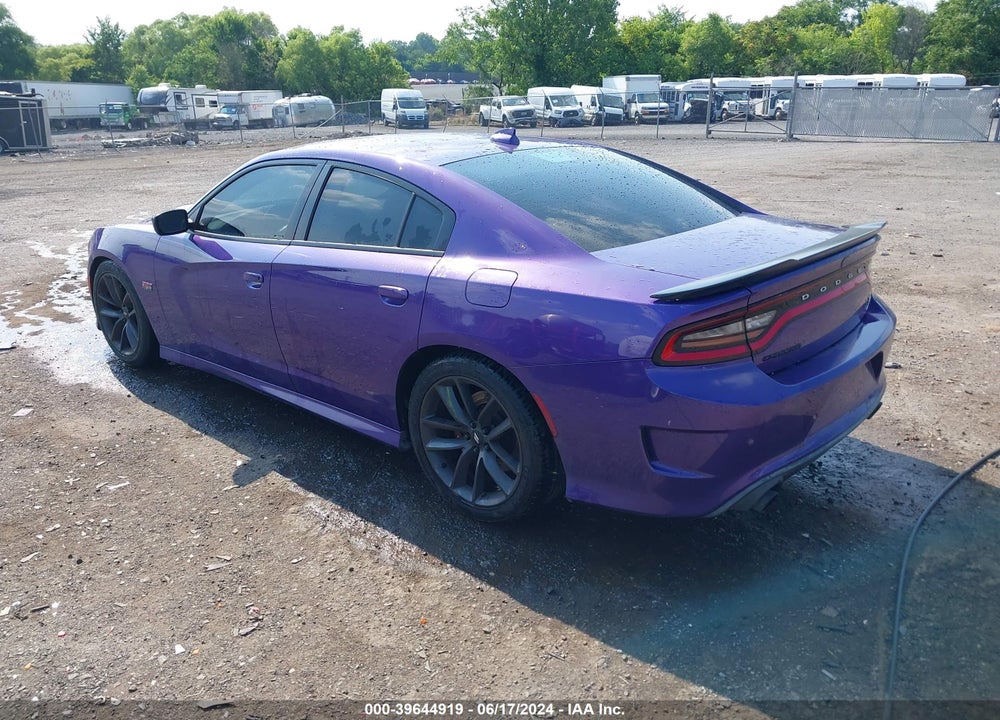 2019 DODGE CHARGER SCAT PACK RWD VIN: 2C3CDXGJ1KH604622