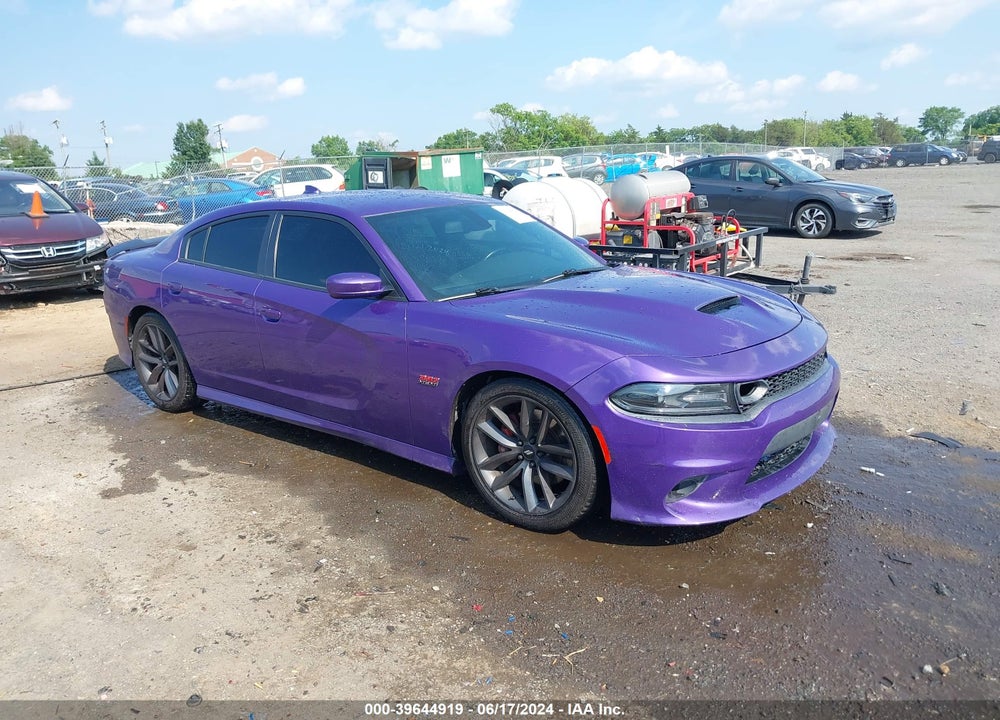 2019 DODGE CHARGER SCAT PACK RWD VIN: 2C3CDXGJ1KH604622