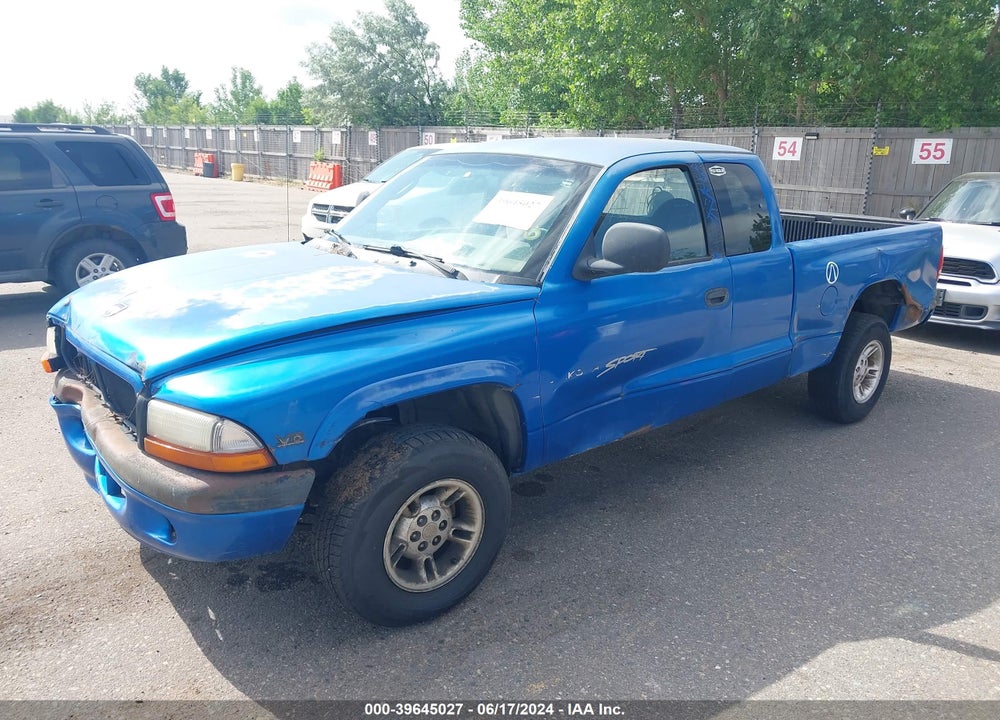 1999 DODGE DAKOTA SLT/SPORT VIN: 1B7GG22Y7XS289272