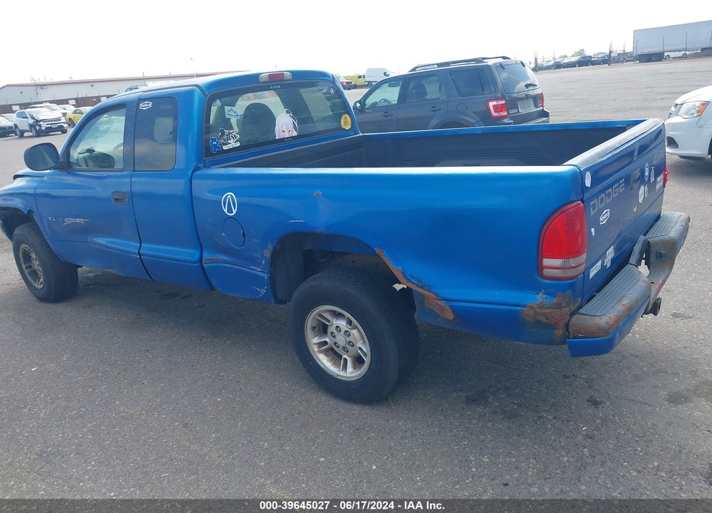 1999 DODGE DAKOTA SLT/SPORT VIN: 1B7GG22Y7XS289272