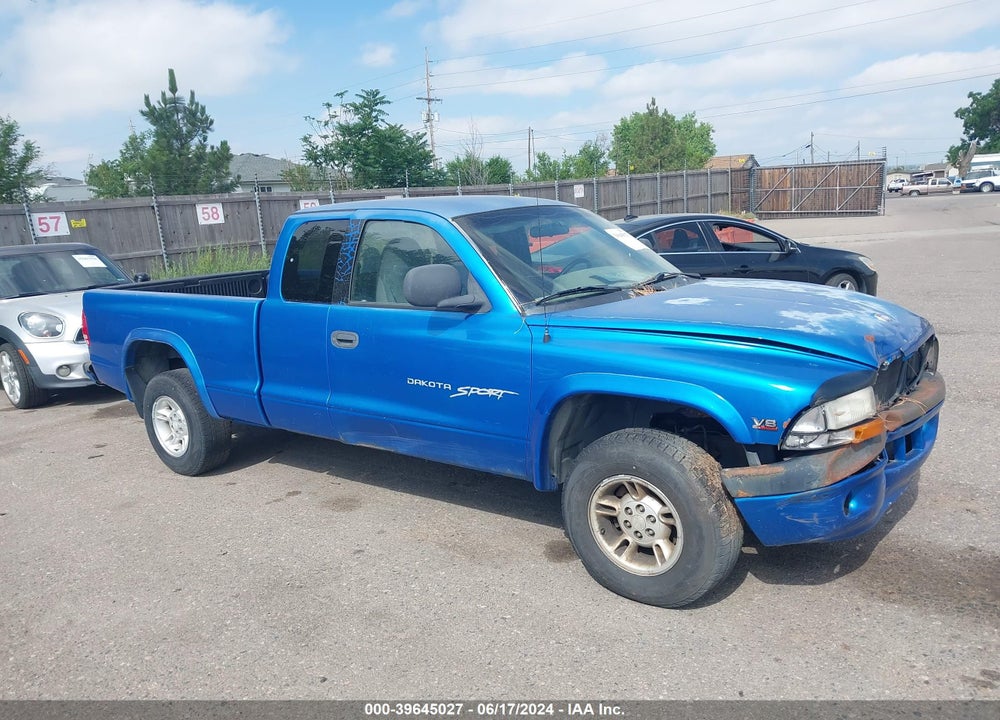 1999 DODGE DAKOTA SLT/SPORT VIN: 1B7GG22Y7XS289272