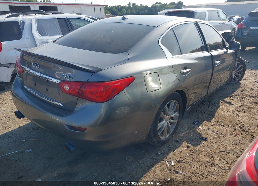 2014 INFINITI Q50 PREMIUM VIN: JN1BV7AR2EM699120