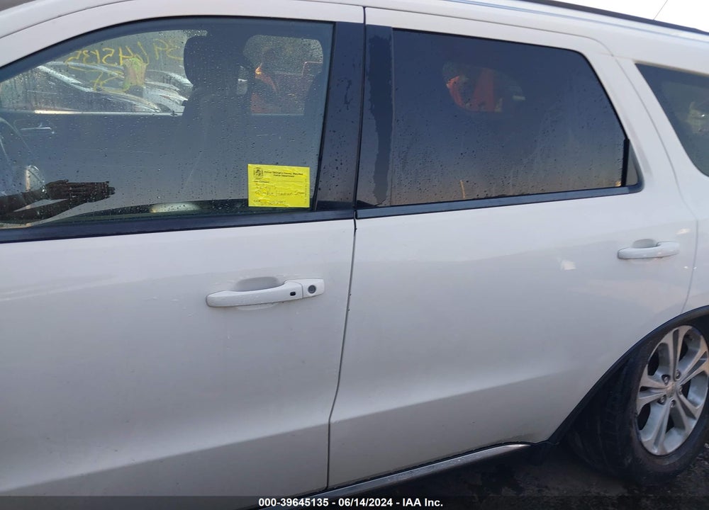 2012 DODGE DURANGO CREW VIN: 1C4RDJDG0CC121297