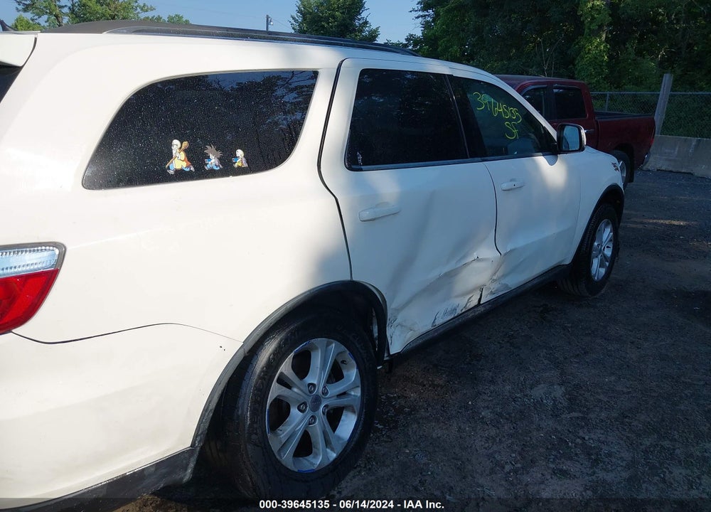 2012 DODGE DURANGO CREW VIN: 1C4RDJDG0CC121297
