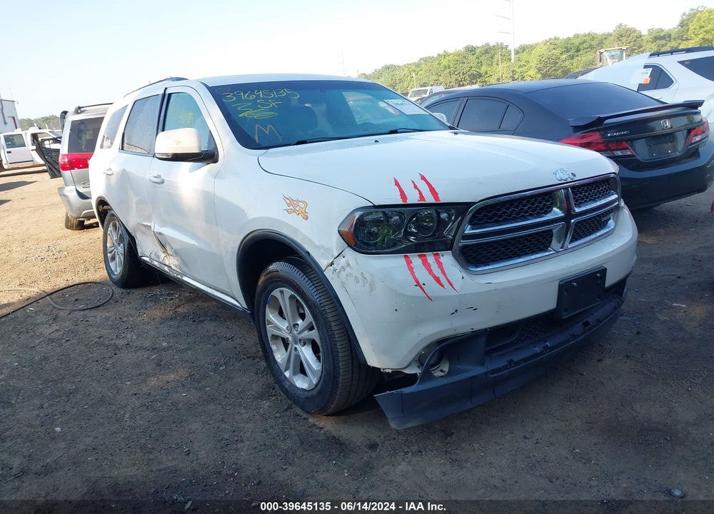 2012 DODGE DURANGO CREW VIN: 1C4RDJDG0CC121297