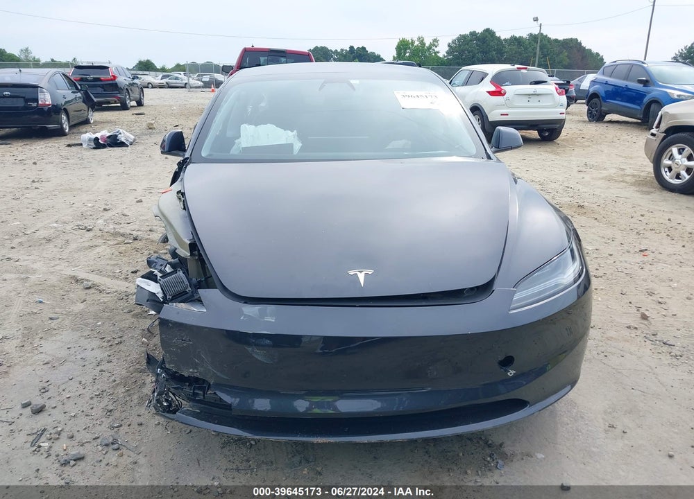 2024 TESLA MODEL 3 REAR-WHEEL DRIVE VIN: 5YJ3E1EA5RF733861