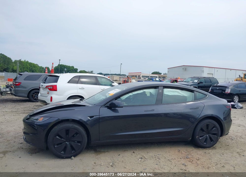 2024 TESLA MODEL 3 REAR-WHEEL DRIVE VIN: 5YJ3E1EA5RF733861