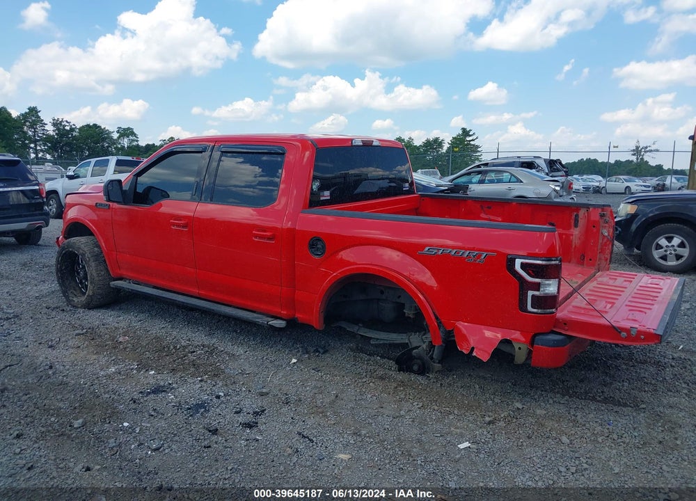 2018 FORD F-150 XLT VIN: 1FTEW1E56JKF32860