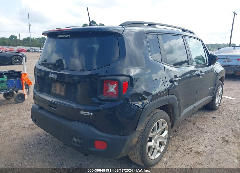 2018 JEEP RENEGADE LATITUDE FWD VIN: ZACCJABB0JPH70404