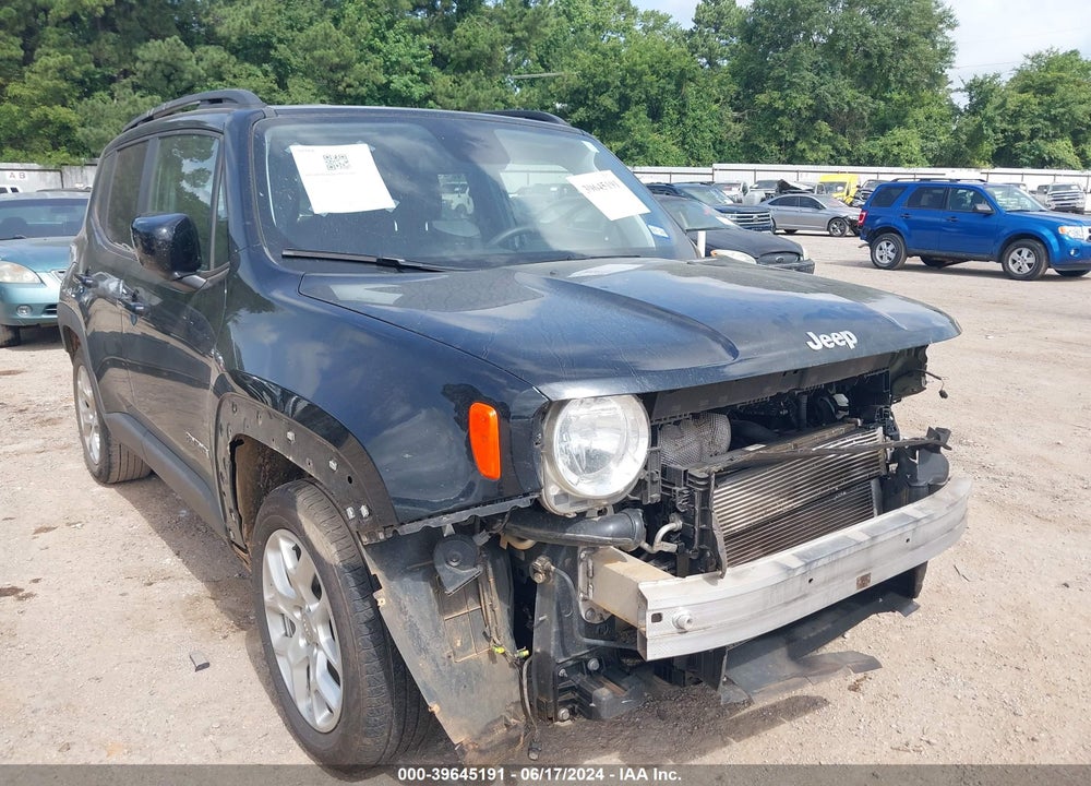 2018 JEEP RENEGADE LATITUDE FWD VIN: ZACCJABB0JPH70404