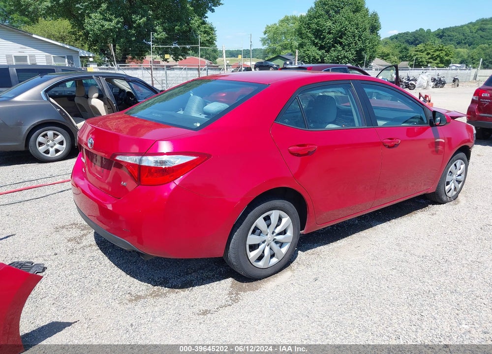 2015 TOYOTA COROLLA LE VIN: 5YFBURHE3FP210589