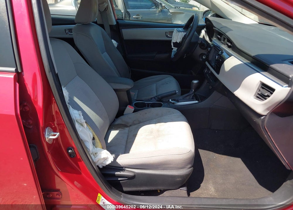 2015 TOYOTA COROLLA LE VIN: 5YFBURHE3FP210589