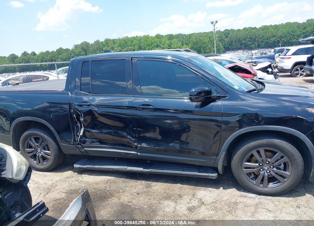 2019 HONDA RIDGELINE SPORT VIN: 5FPYK2F12KB004295