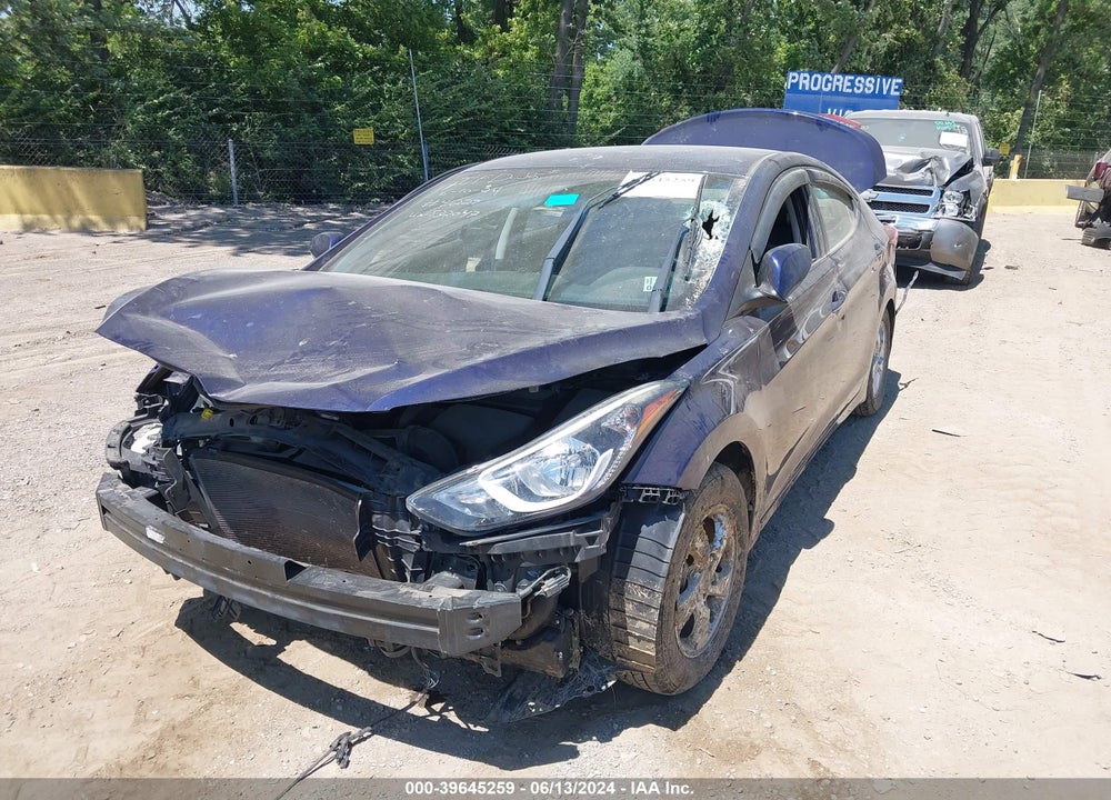 2014 HYUNDAI ELANTRA SE VIN: 5NPDH4AE2EH532047
