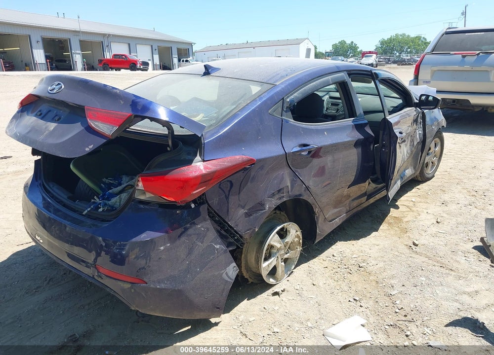 2014 HYUNDAI ELANTRA SE VIN: 5NPDH4AE2EH532047