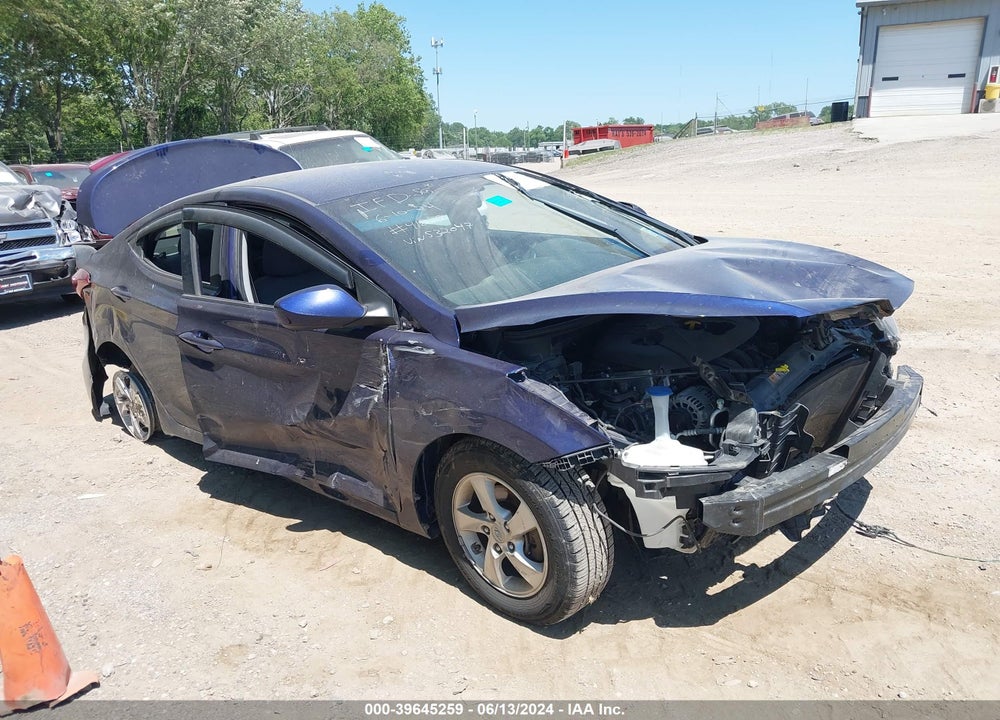 2014 HYUNDAI ELANTRA SE VIN: 5NPDH4AE2EH532047