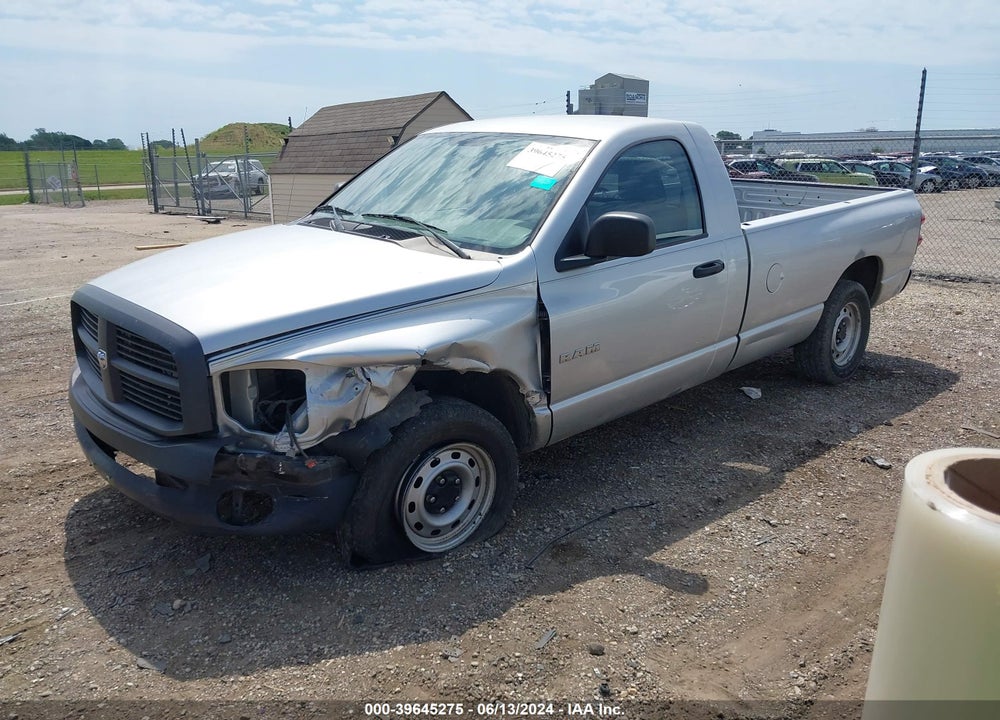 2008 DODGE RAM 1500 ST/SXT VIN: 1D7HA16K98J136654