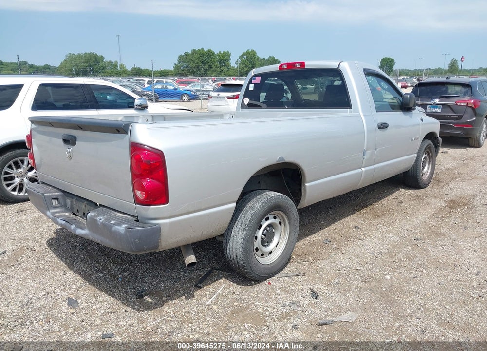 2008 DODGE RAM 1500 ST/SXT VIN: 1D7HA16K98J136654
