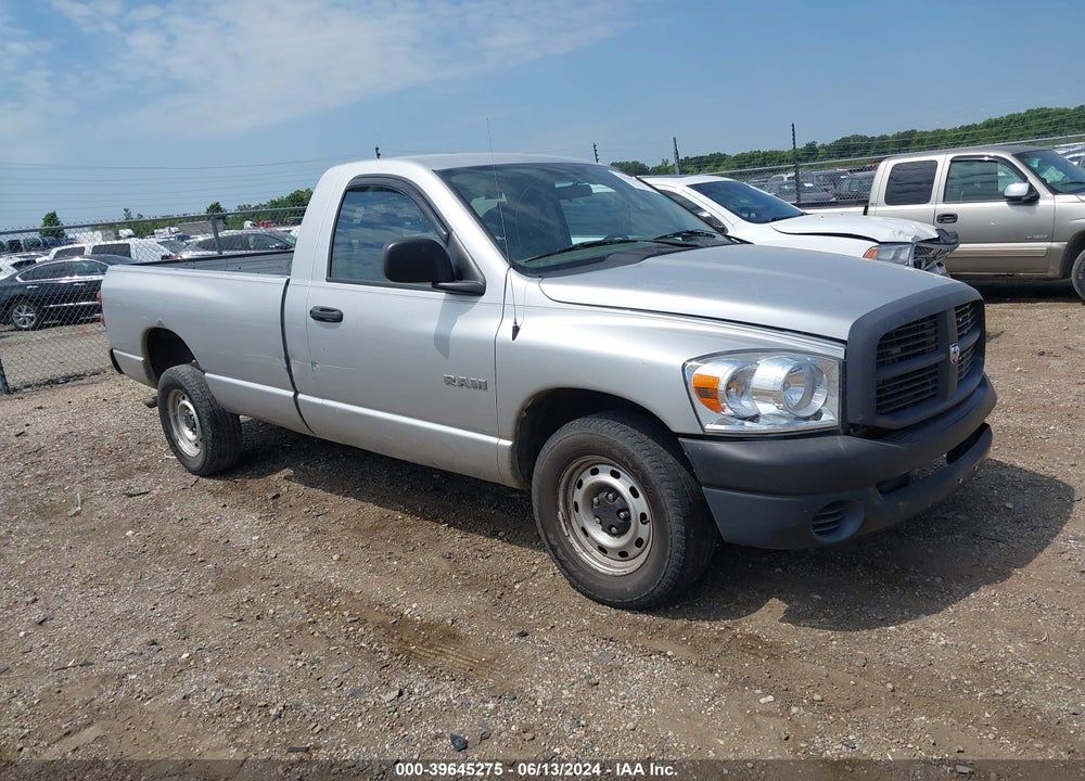 2008 DODGE RAM 1500 ST/SXT VIN: 1D7HA16K98J136654