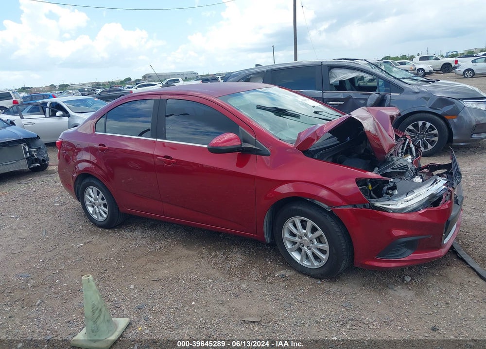 2018 CHEVROLET SONIC LT AUTO VIN: 1G1JD5SH9J4103770