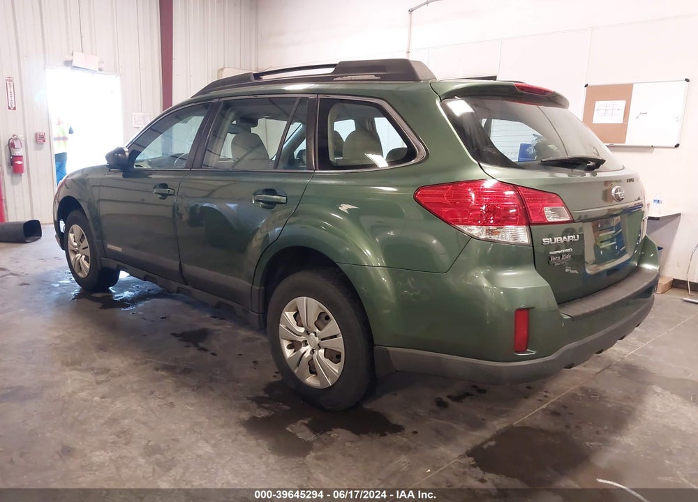 2011 SUBARU OUTBACK 2.5I VIN: 4S4BRCAC3B3324839