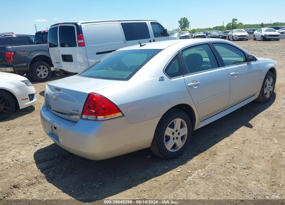 2009 CHEVROLET IMPALA LS VIN: 2G1WB57K491238937