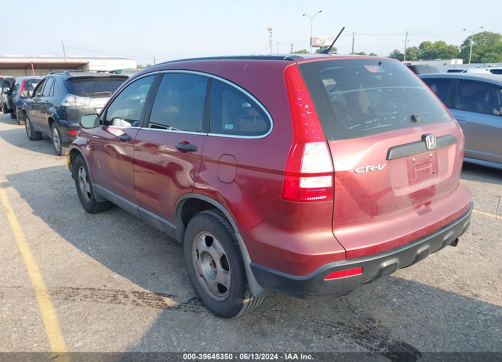 2009 HONDA CR-V LX VIN: 5J6RE38399L013649