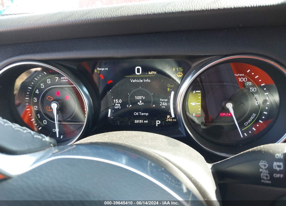 2021 JEEP WRANGLER 4XE UNLIMITED SAHARA 4X4 VIN: 1C4JJXP63MW824565