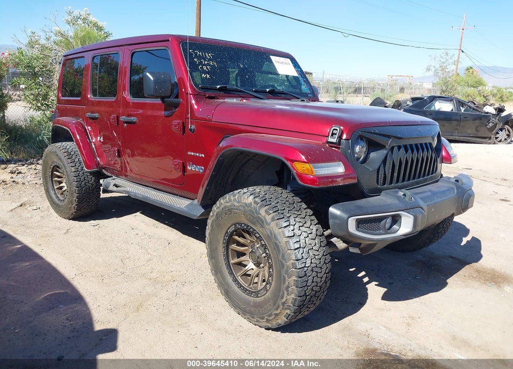 2021 JEEP WRANGLER 4XE UNLIMITED SAHARA 4X4 VIN: 1C4JJXP63MW824565