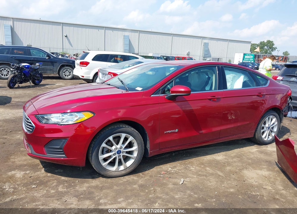 2019 FORD FUSION HYBRID SE VIN: 3FA6P0LU3KR168213