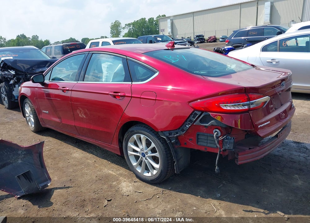 2019 FORD FUSION HYBRID SE VIN: 3FA6P0LU3KR168213