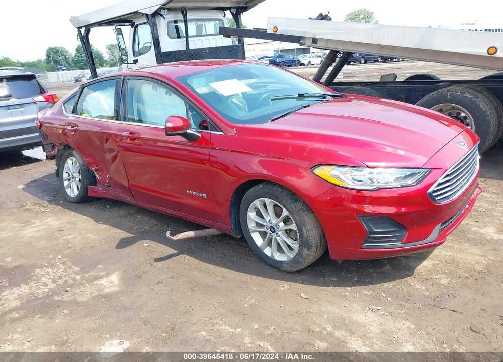 2019 FORD FUSION HYBRID SE VIN: 3FA6P0LU3KR168213