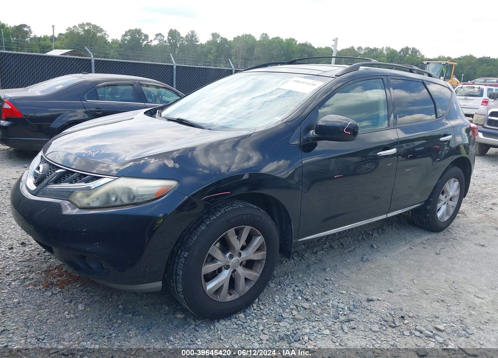 2011 NISSAN MURANO SV VIN: JN8AZ1MU7BW062688