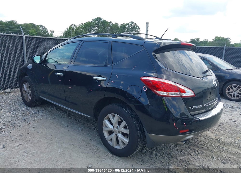 2011 NISSAN MURANO SV VIN: JN8AZ1MU7BW062688
