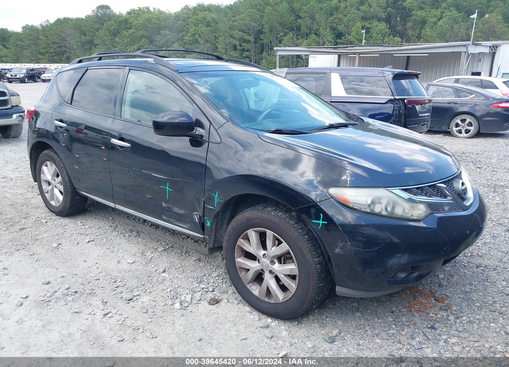 2011 NISSAN MURANO SV VIN: JN8AZ1MU7BW062688