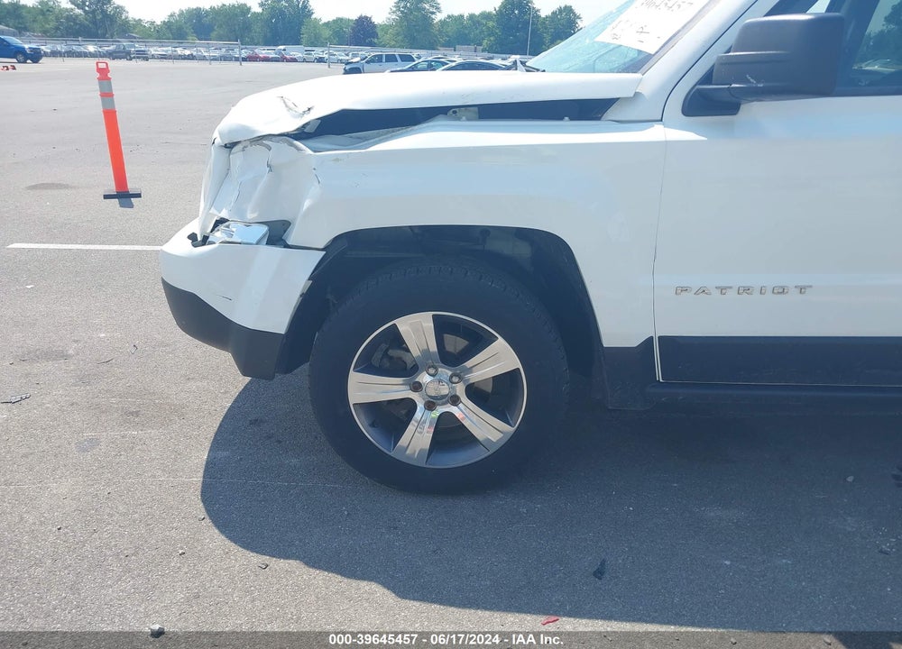 2017 JEEP PATRIOT HIGH ALTITUDE 4X4 VIN: 1C4NJRFB2HD194700