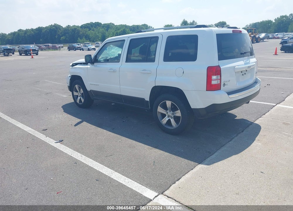 2017 JEEP PATRIOT HIGH ALTITUDE 4X4 VIN: 1C4NJRFB2HD194700
