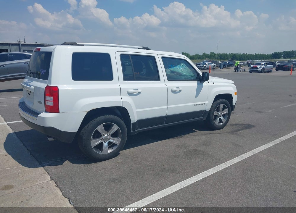 2017 JEEP PATRIOT HIGH ALTITUDE 4X4 VIN: 1C4NJRFB2HD194700