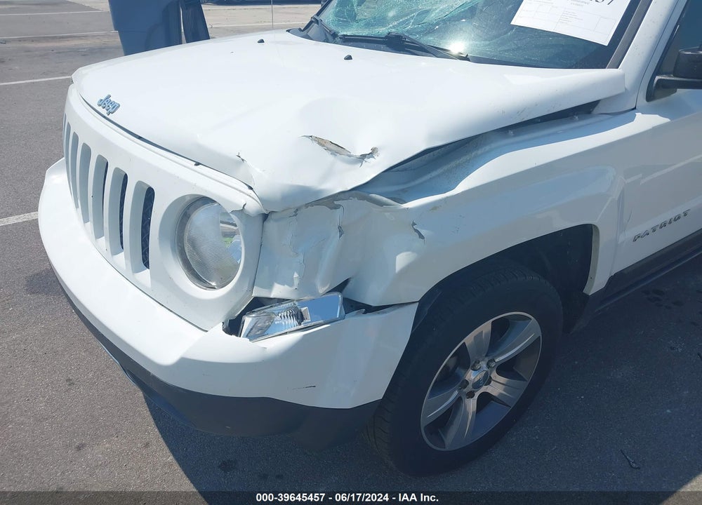 2017 JEEP PATRIOT HIGH ALTITUDE 4X4 VIN: 1C4NJRFB2HD194700