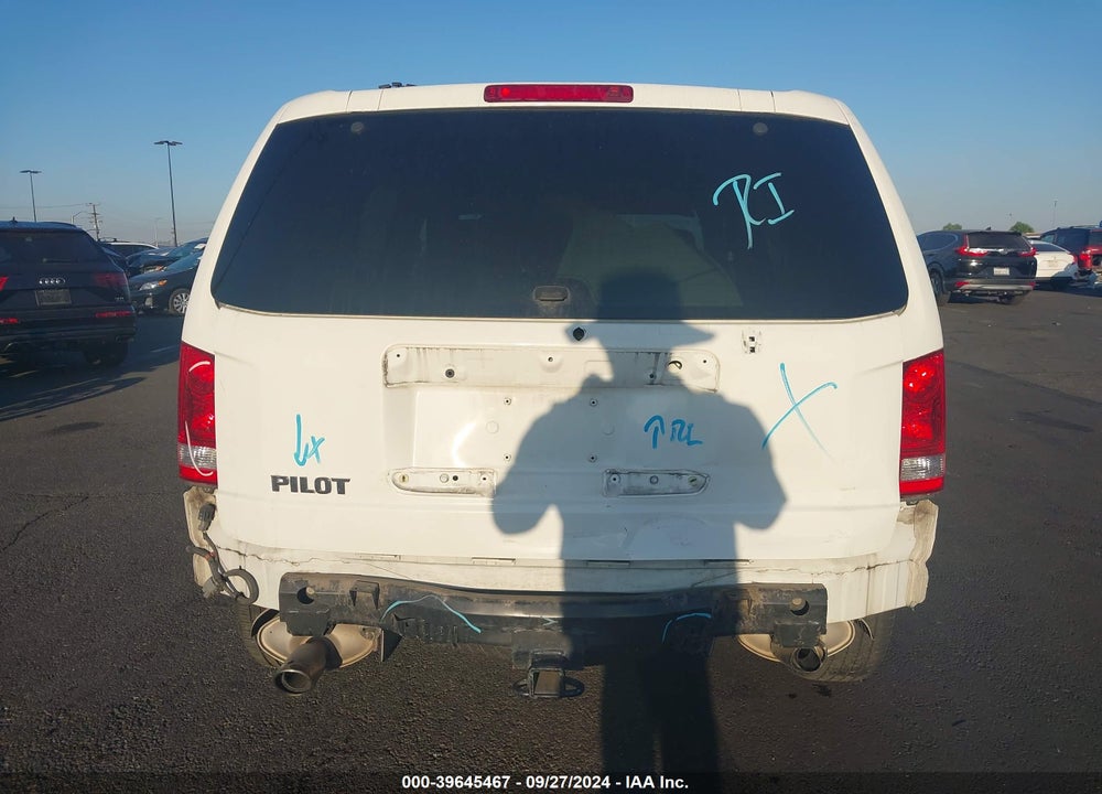 2013 HONDA PILOT EX-L VIN: 5FNYF3H56DB005567