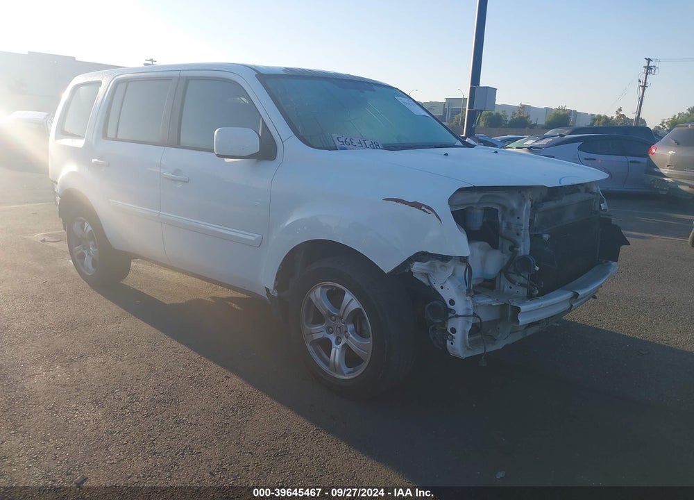 2013 HONDA PILOT EX-L VIN: 5FNYF3H56DB005567