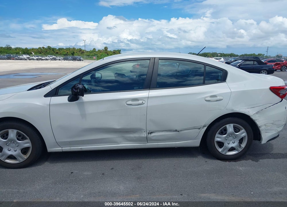 2022 SUBARU IMPREZA BASE VIN: 4S3GKAB6XN3609585