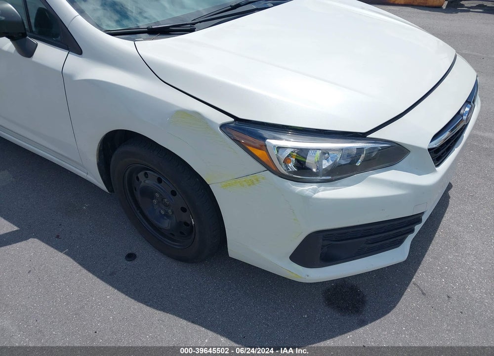 2022 SUBARU IMPREZA BASE VIN: 4S3GKAB6XN3609585